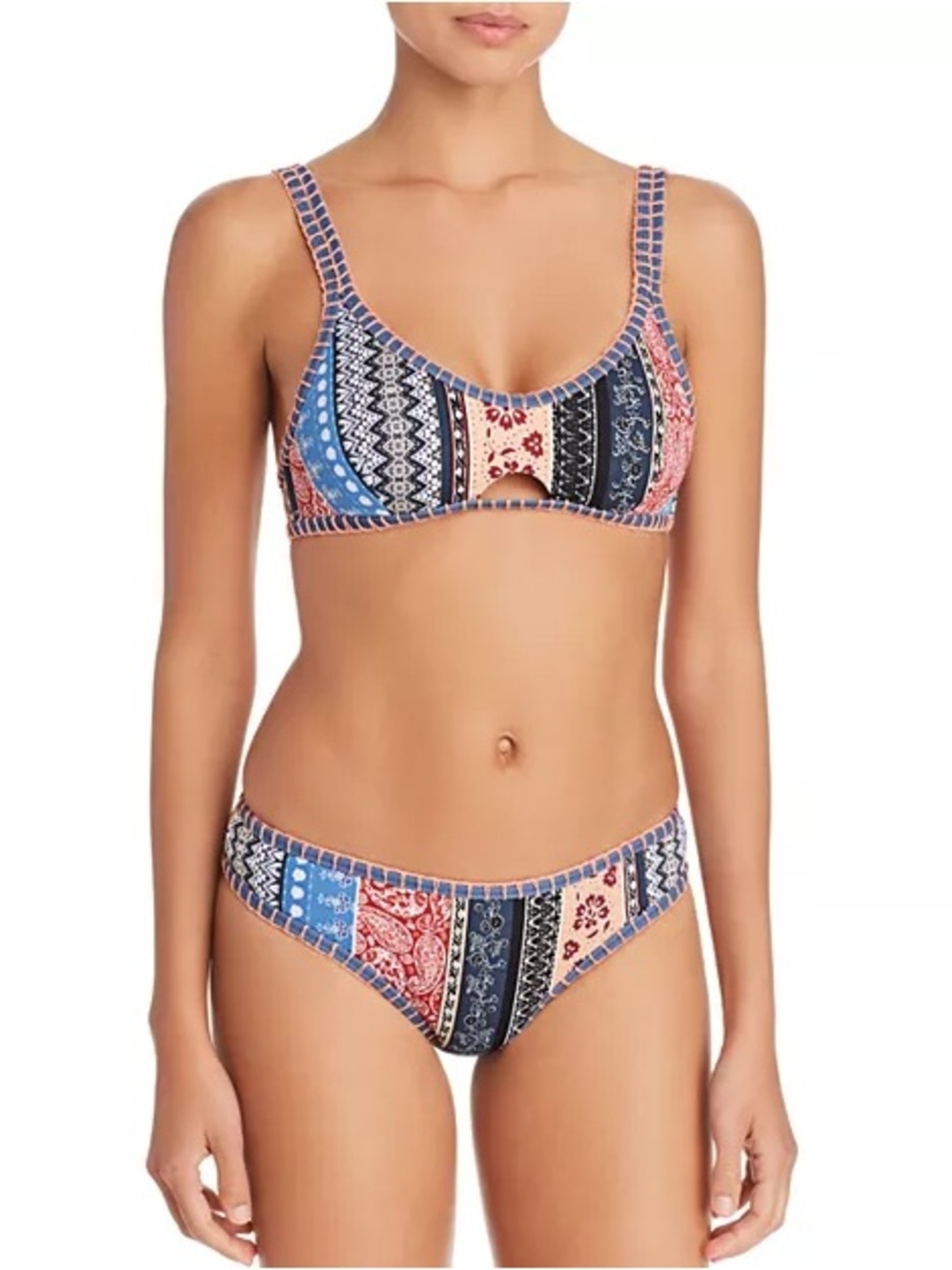 MINKPINK Lily Bikini Top & Lily  Bikini Bottom SIZE L (f6)